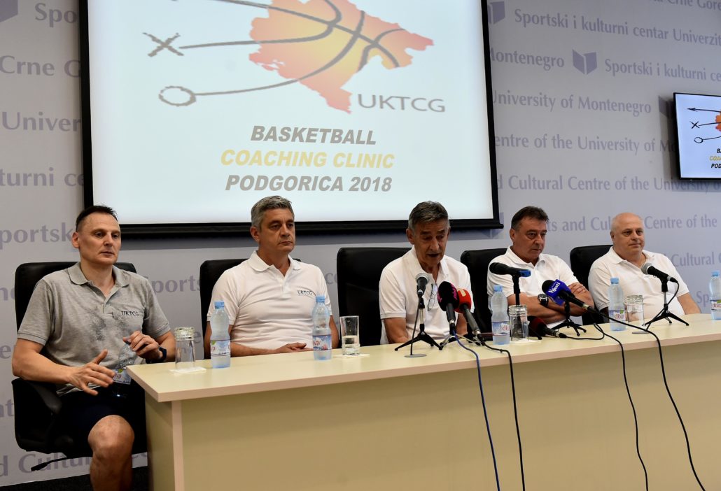 Panel predavača Basketball Coaching Clinic Podgorica 2018