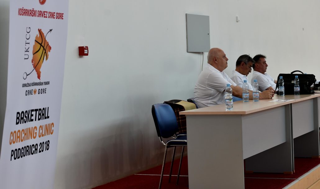 UKTCG obilježja na Basketball Coaching Clinic Podgorica 2018